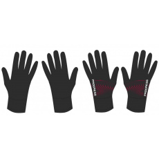 rukavice detské Progress COOLIO čierna/ružová
