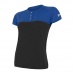 tričko krátke dámske SENSOR MERINO AIR PT s gombíkmi modro / čierne