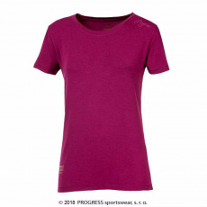 Progress CC TKRZ dámske funkčné tričko s krátkym rukávom fialová
