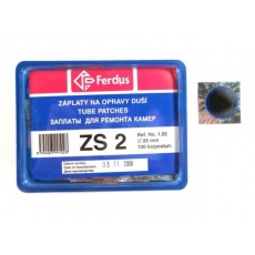 záplaty Ferdus ZS 2 25mm 100ks / 1.83 / ks