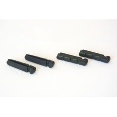 Brzdové gumičky Extend RACEPRO EBS-PRO carbon 01V, green, cartridge