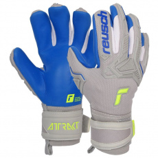Goalkeeper gloves Reusch Attrakt Freegel Silver Finger Support Jr 52 72 230 6006