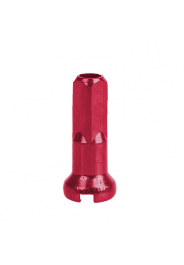 nipl CnSpoke Al 2x14mm anodizovaný červený
