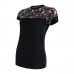 tričko krátke dámske SENSOR MERINO IMPRESS čierna / floral