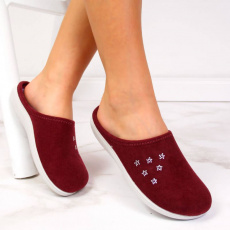Home slippers Inblu W ARC4 burgundy