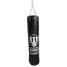 Leather boxing bag 150/35 cm empty WWS-MASTERS black