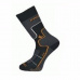 P TRK 8MD Trekking sox - tourist socks černá/oranžová