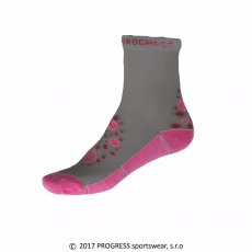 Progress DT KIDS SUMMER SOX detské funkčné ponožky šedá/růžová