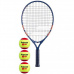 Clay tennis racket Babolat Roland Garros Kit RG / FO 21+ 3 balls Red Felt Jr 190015