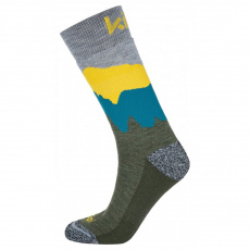 KILPI NORS-U - turistické ponožky Khaki