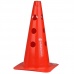 Cone with holes 37.5 cm red