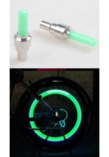 čiapočka ventilčeka LED zelená pár