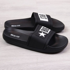 Black Big Star Jr DD374150 pool slippers