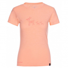 KILPI BARKA-W - Dámske tričko Svetlo oranžová