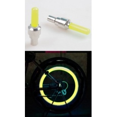 čiapočka ventilčeka LED žltá pár