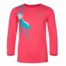 KILPI SIMBA-JG - dievčenské bavlnené tričko Ružová