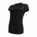 tričko krátke dámske SENSOR MERINO IMPRESS čierna / pattern